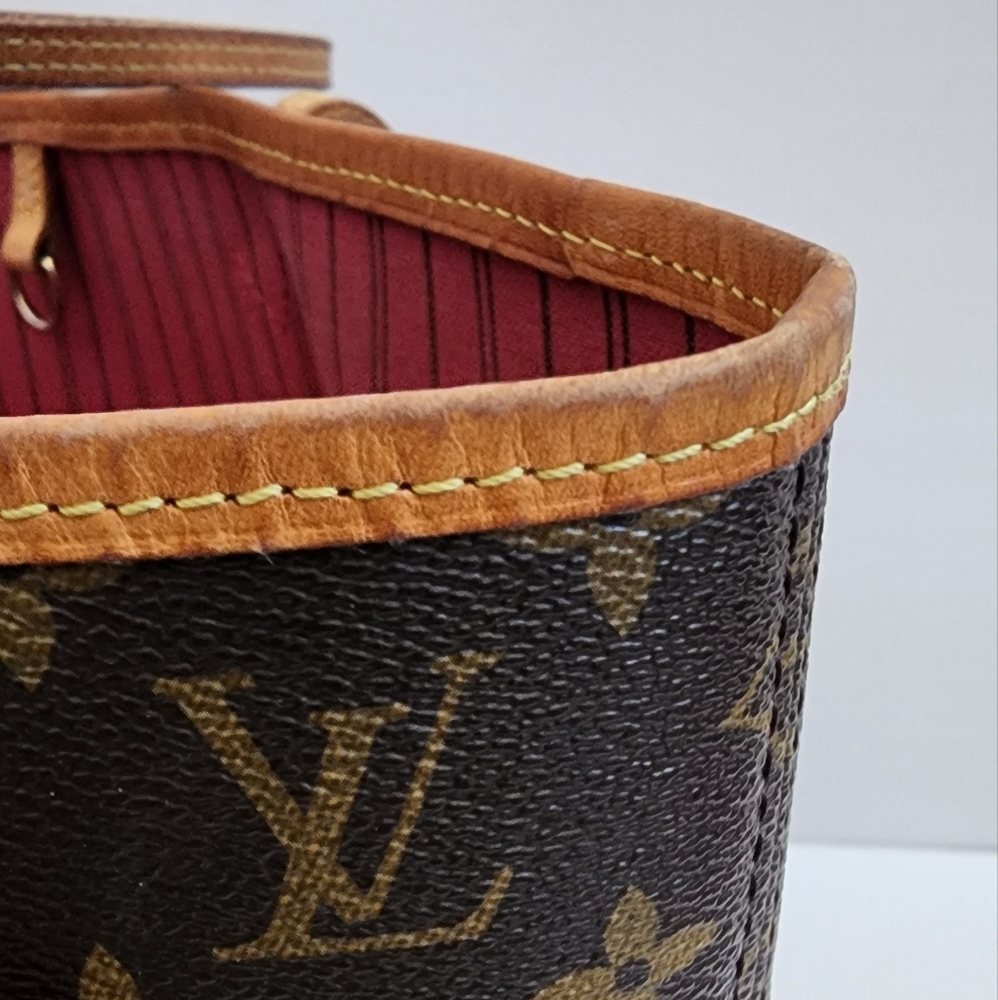 LOUIS VUITTON NEVERFULL MM MONOGRAM PIVOINE TOTE - Picture 12 of 16